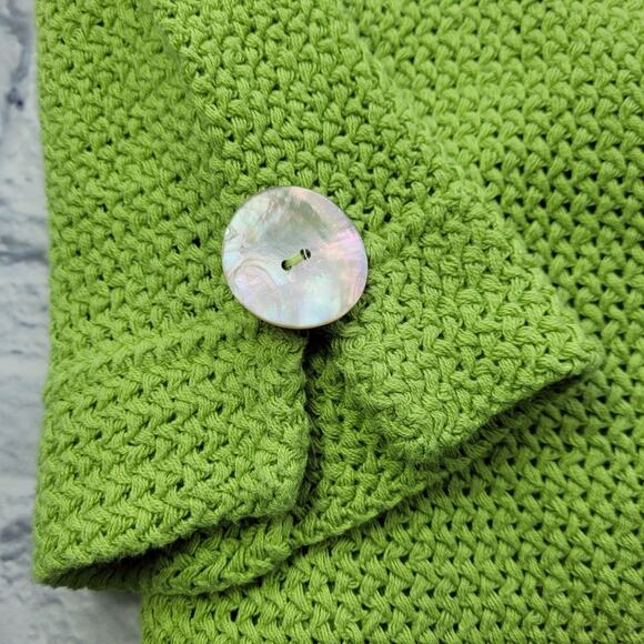 Spring Green Single Button Cardigan by Willow size Medium - Picture 6 of 11
